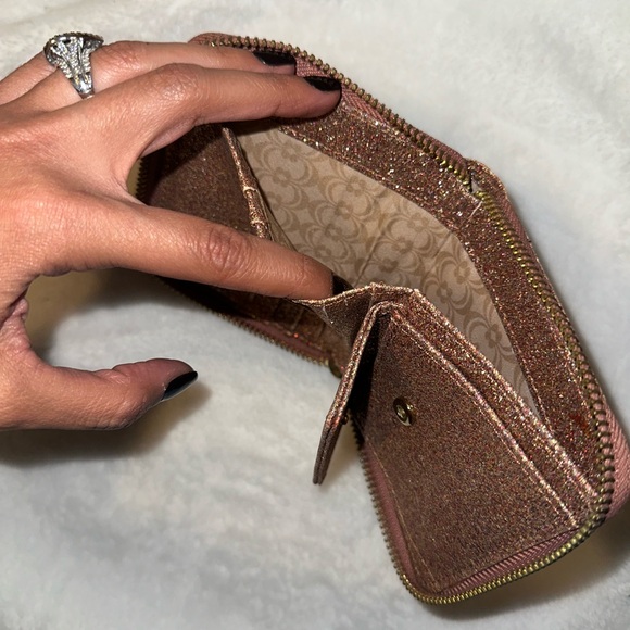 Glittery Zip-Around Wallet - Picture 5 of 6